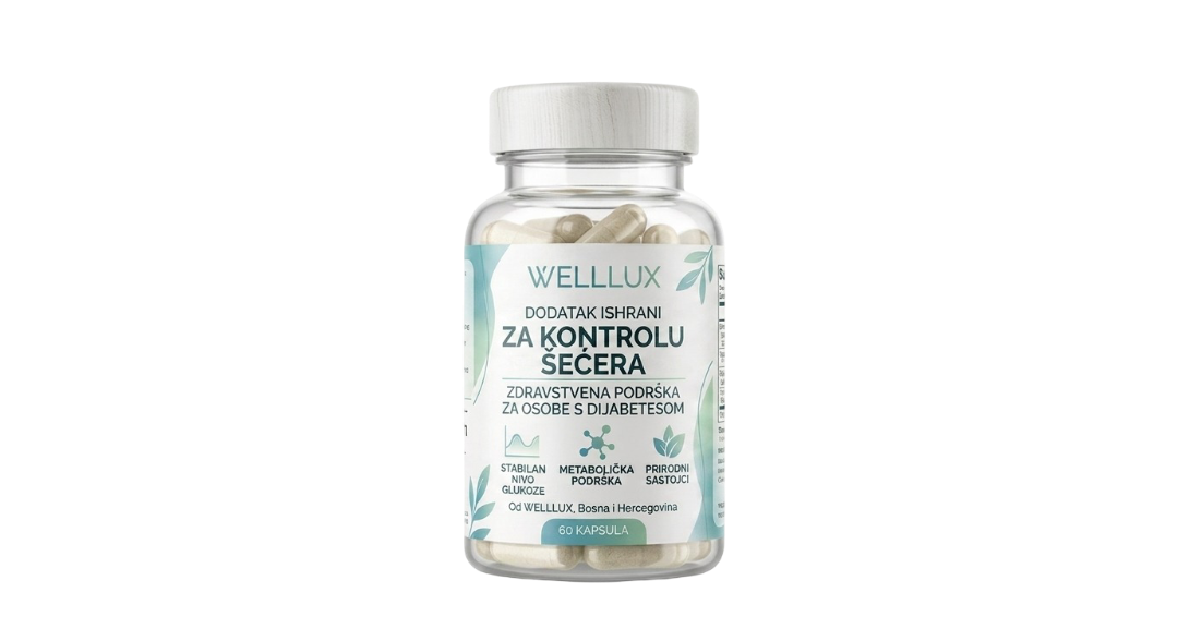 WellLux kapsule – pakovanje prehrambenog suplementa za podršku ravnoteži šećera